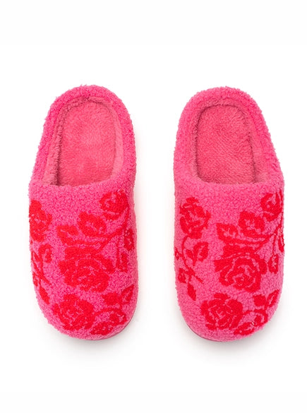 Red Roses Slippers