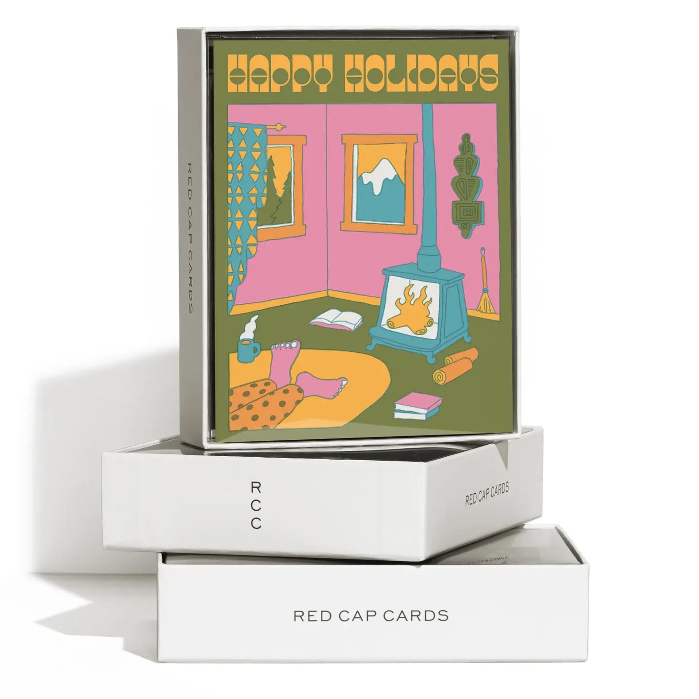 Fireside Holiday Greeting Card