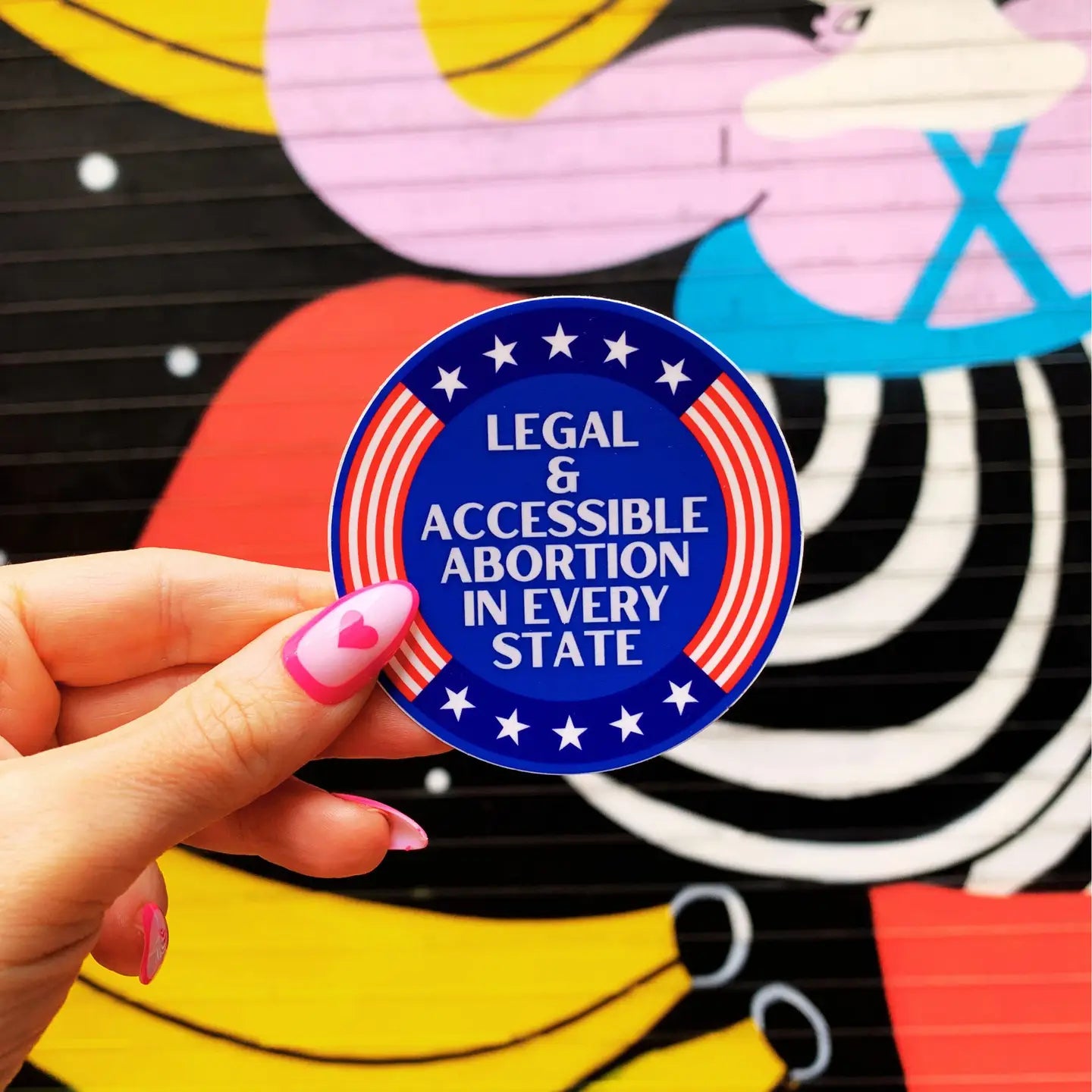 Legal Accessible Abortion Sticker