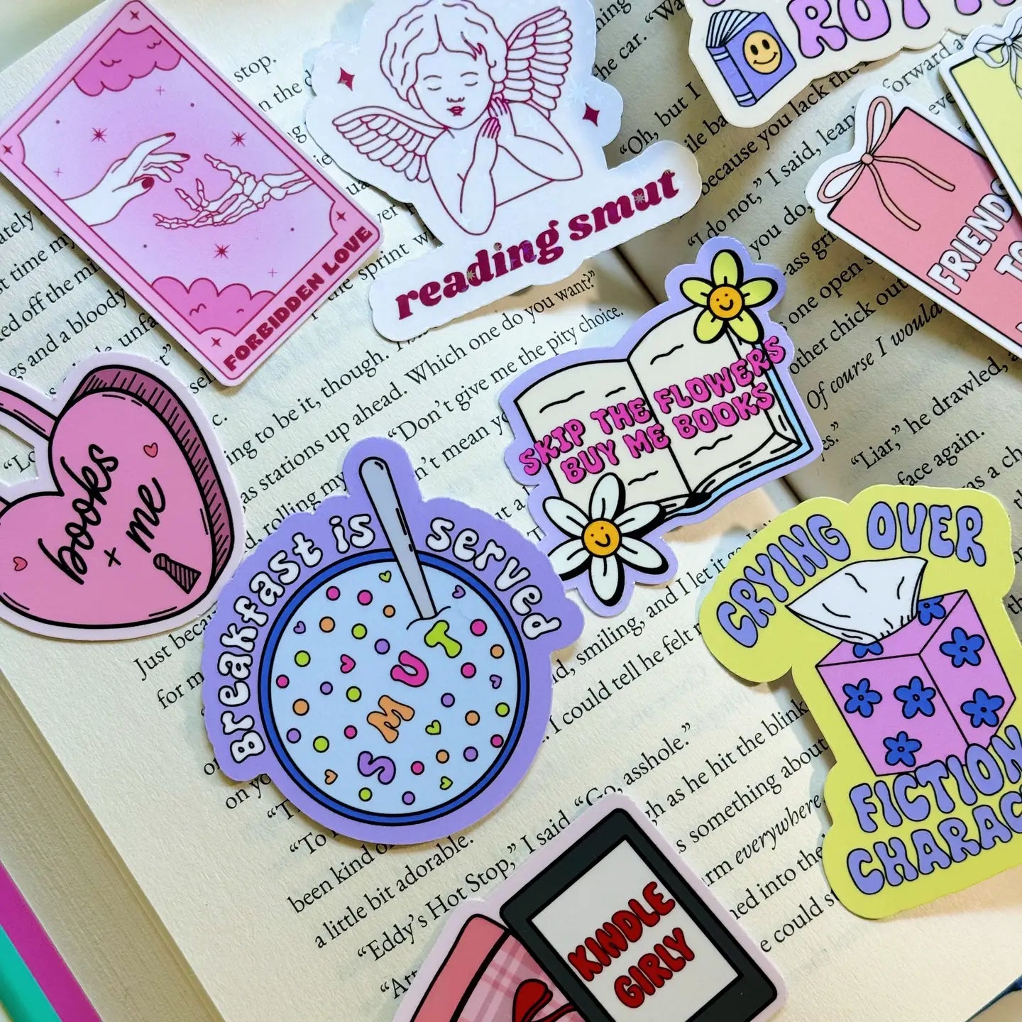 Crying Over Fictional Characters Sticker