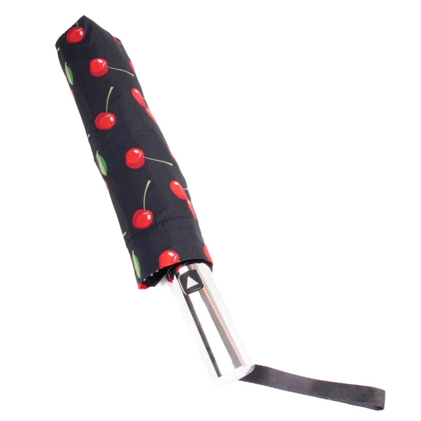 Compact Cherry Folding Umbrella