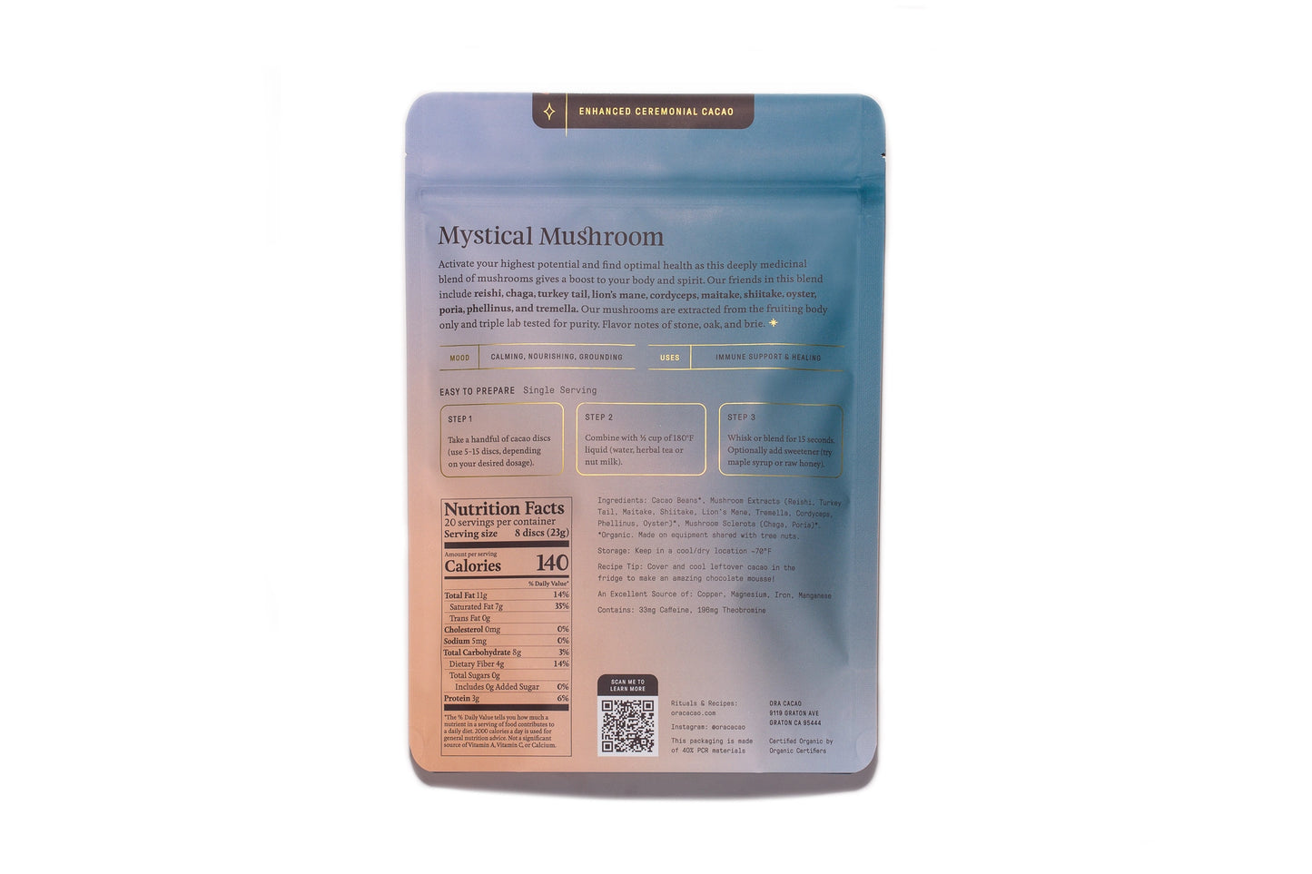 Mystical Mushroom Enhanced Cacao