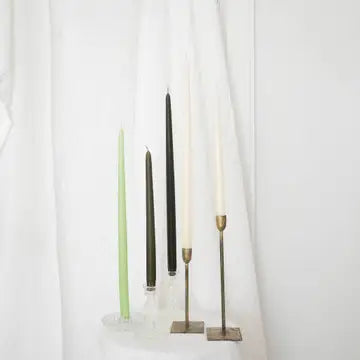 Olive Taper Candles
