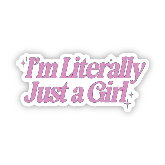 Just a Girl Sticker