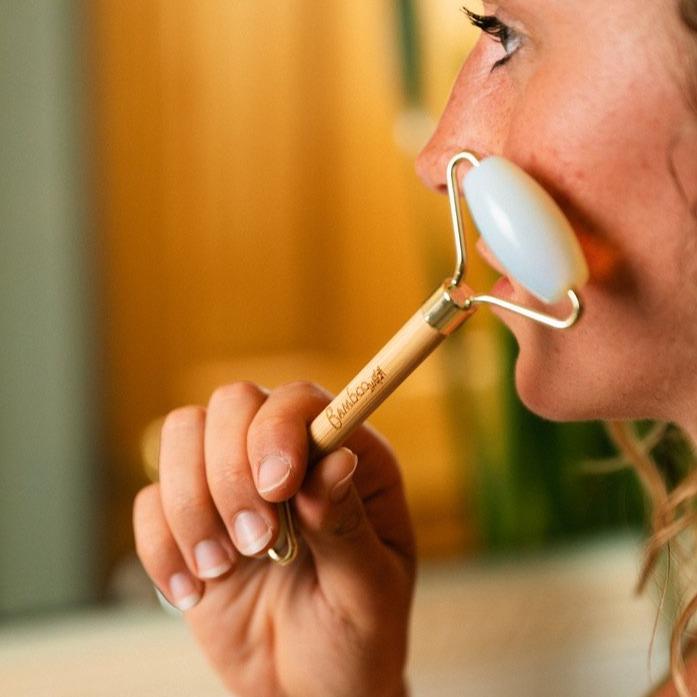 Yellow Jade Facial Massage Roller
