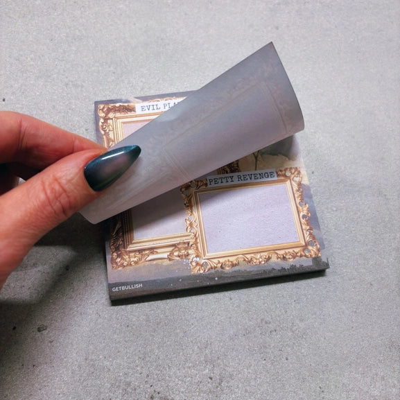 Evil Plans Petty Revenge Sticky Notes
