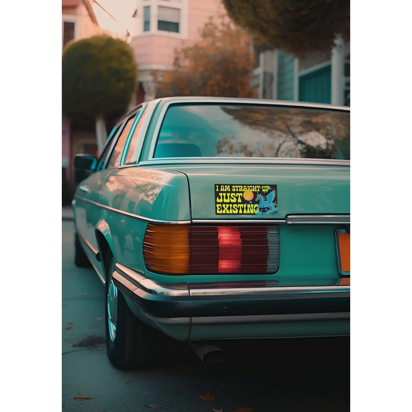 Just Existing Unicorn Bumper Sticker