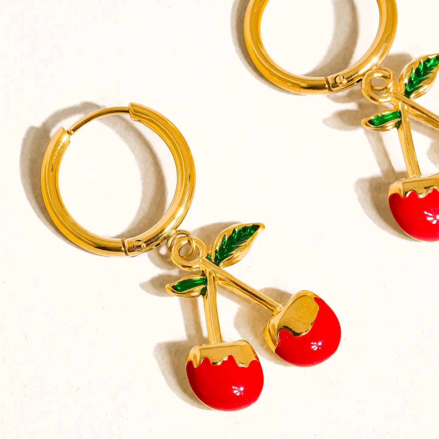 Côte Vintage Cherry Earrings