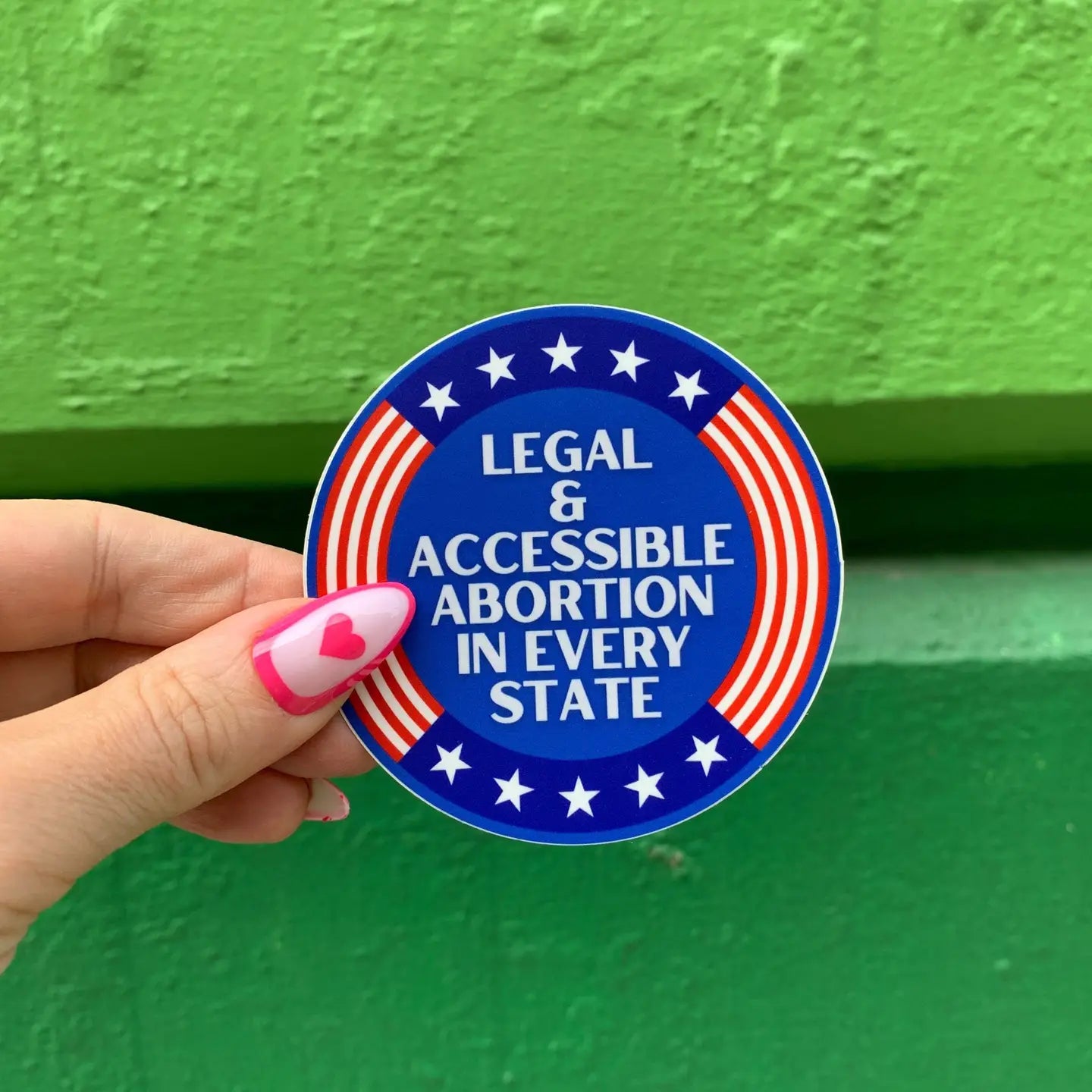 Legal Accessible Abortion Sticker