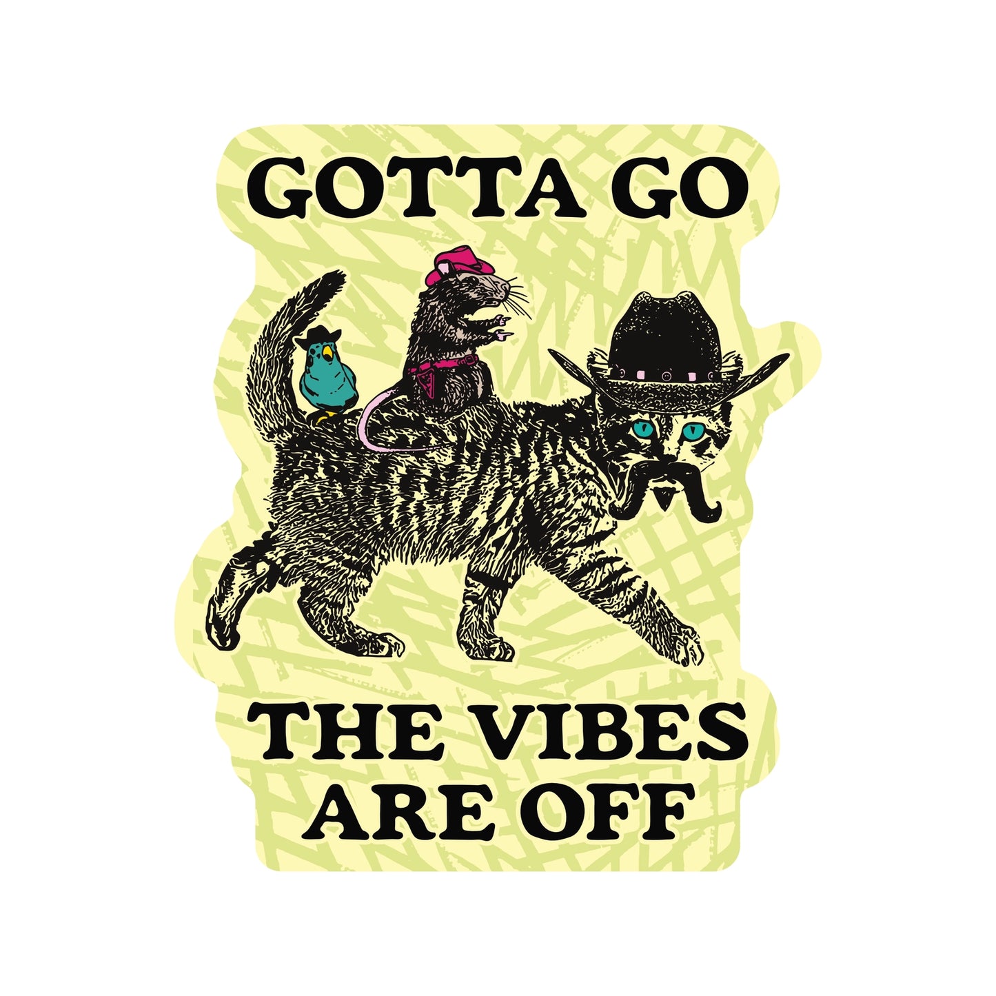 Vibes Are Off Sticker