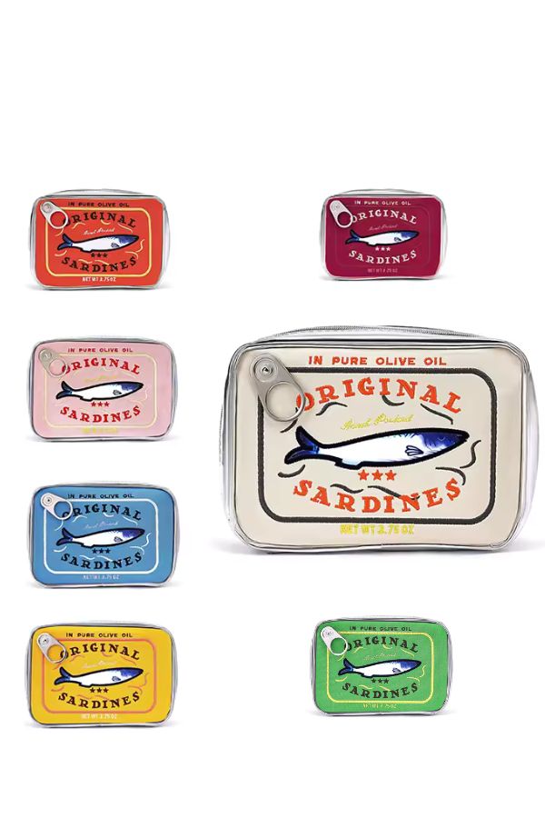 Sardines Cosmetic Bag
