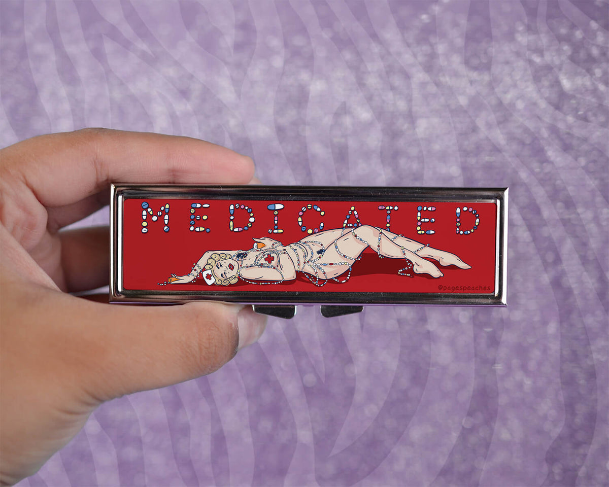 Medicated Mini 7 Day Pill Case