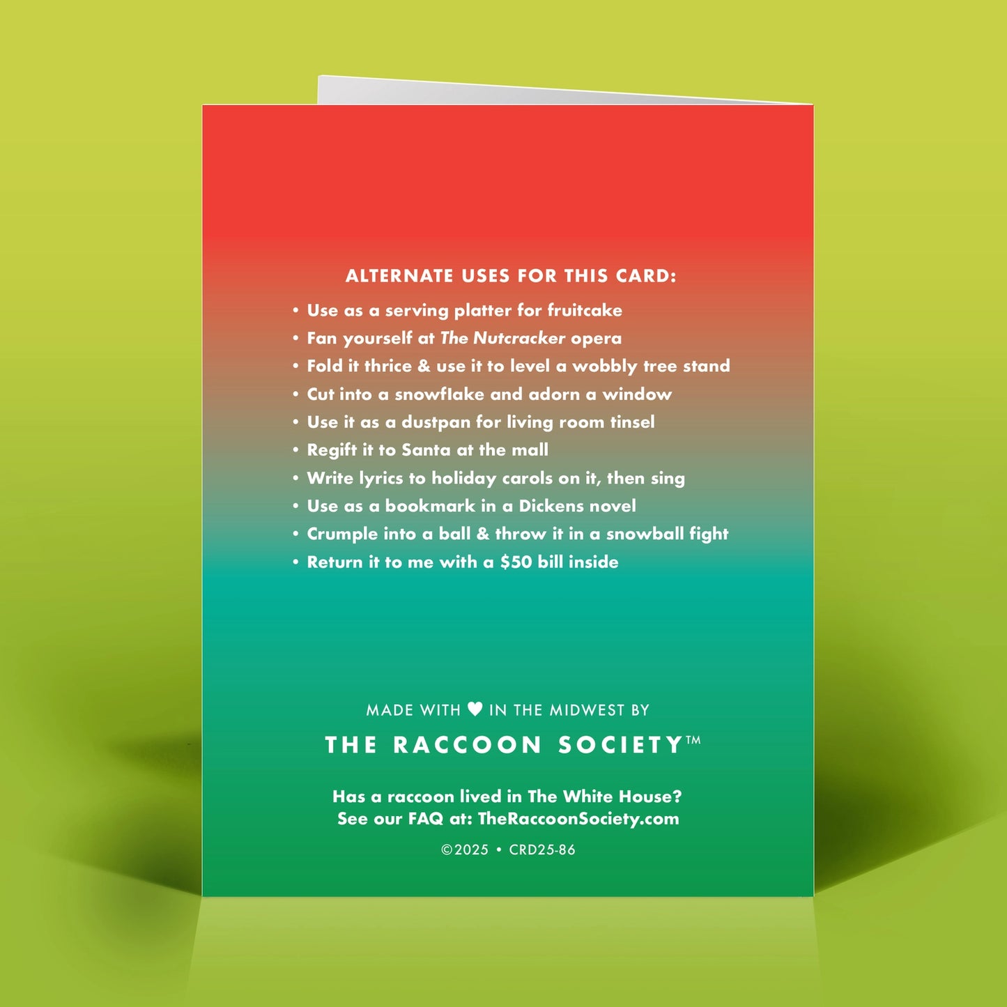 B Is For... Christmas Card