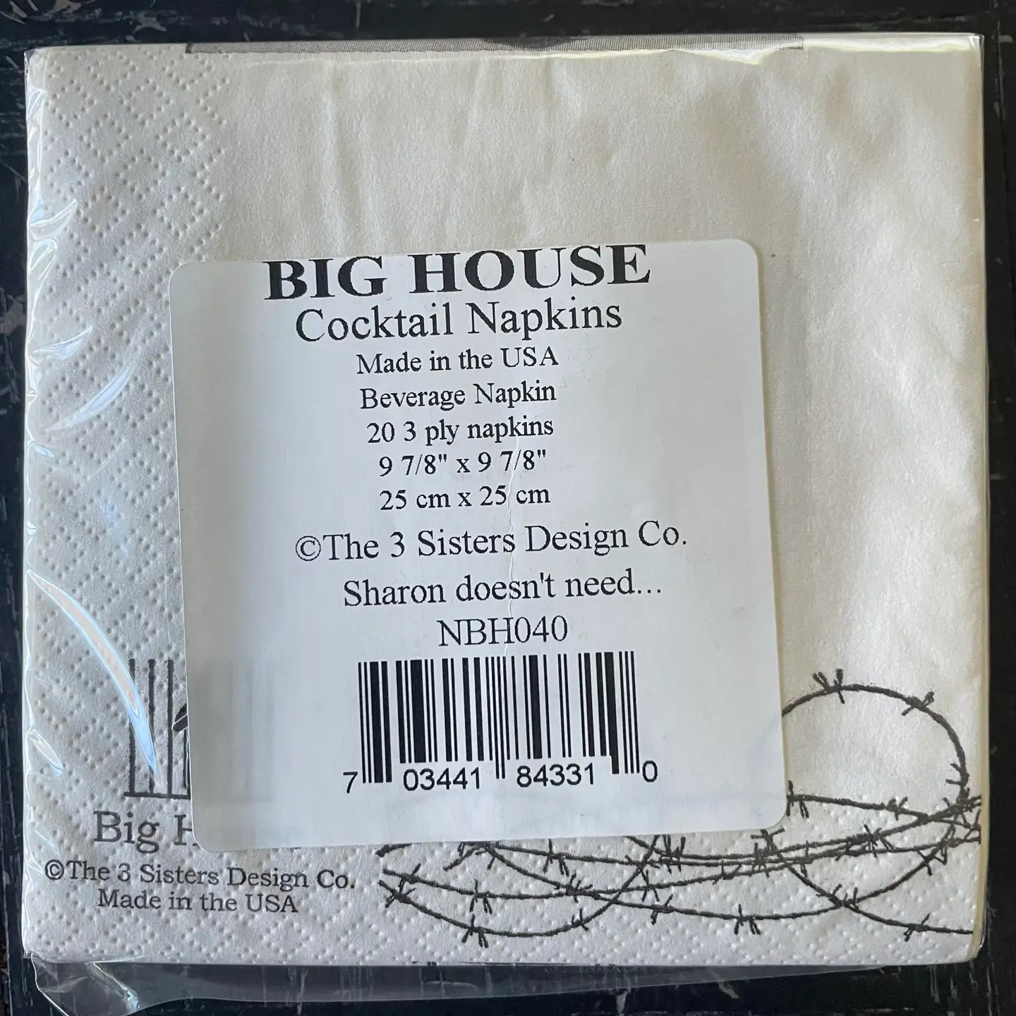 Sharon Doesn't Need Alcohol Cocktail Napkins