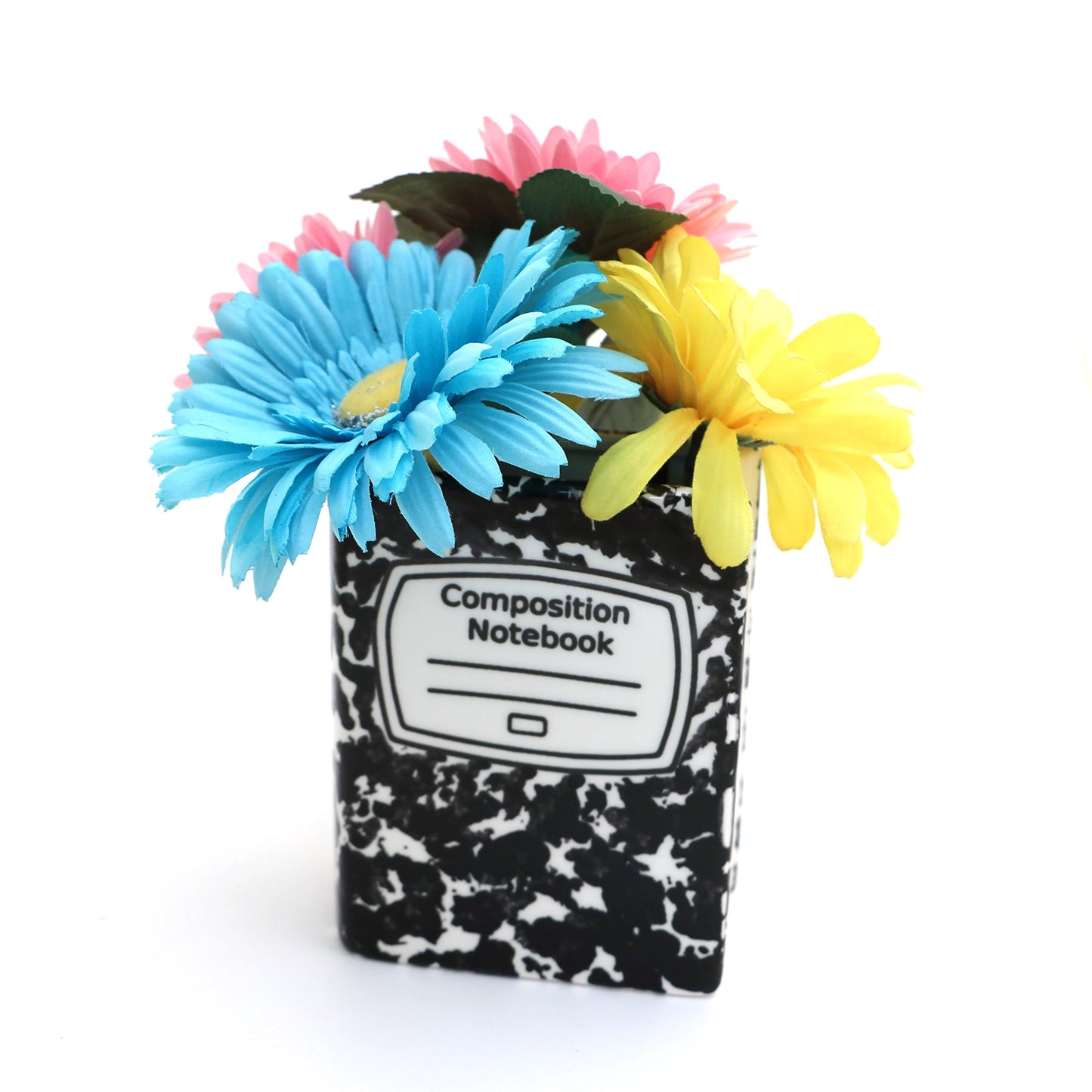 Composition Notebook Book Vase