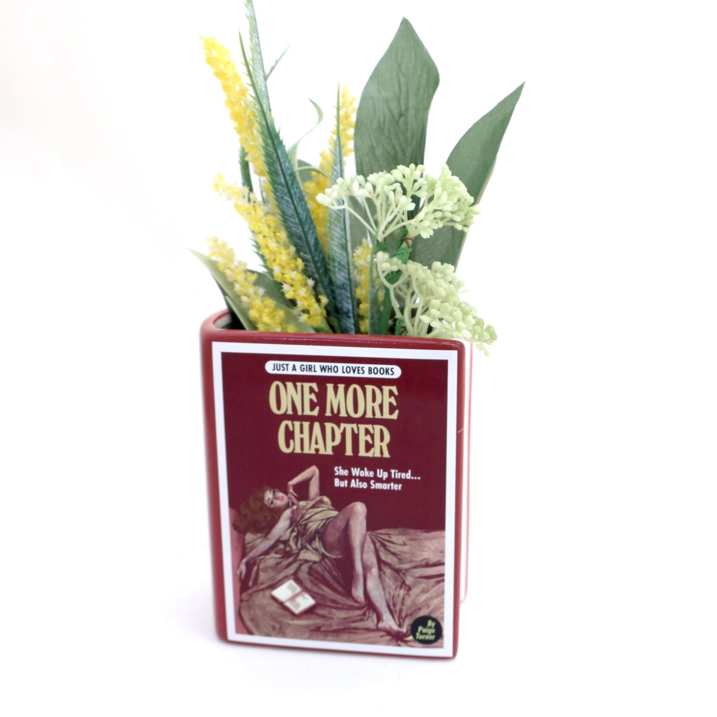 One More Chapter Book Vase