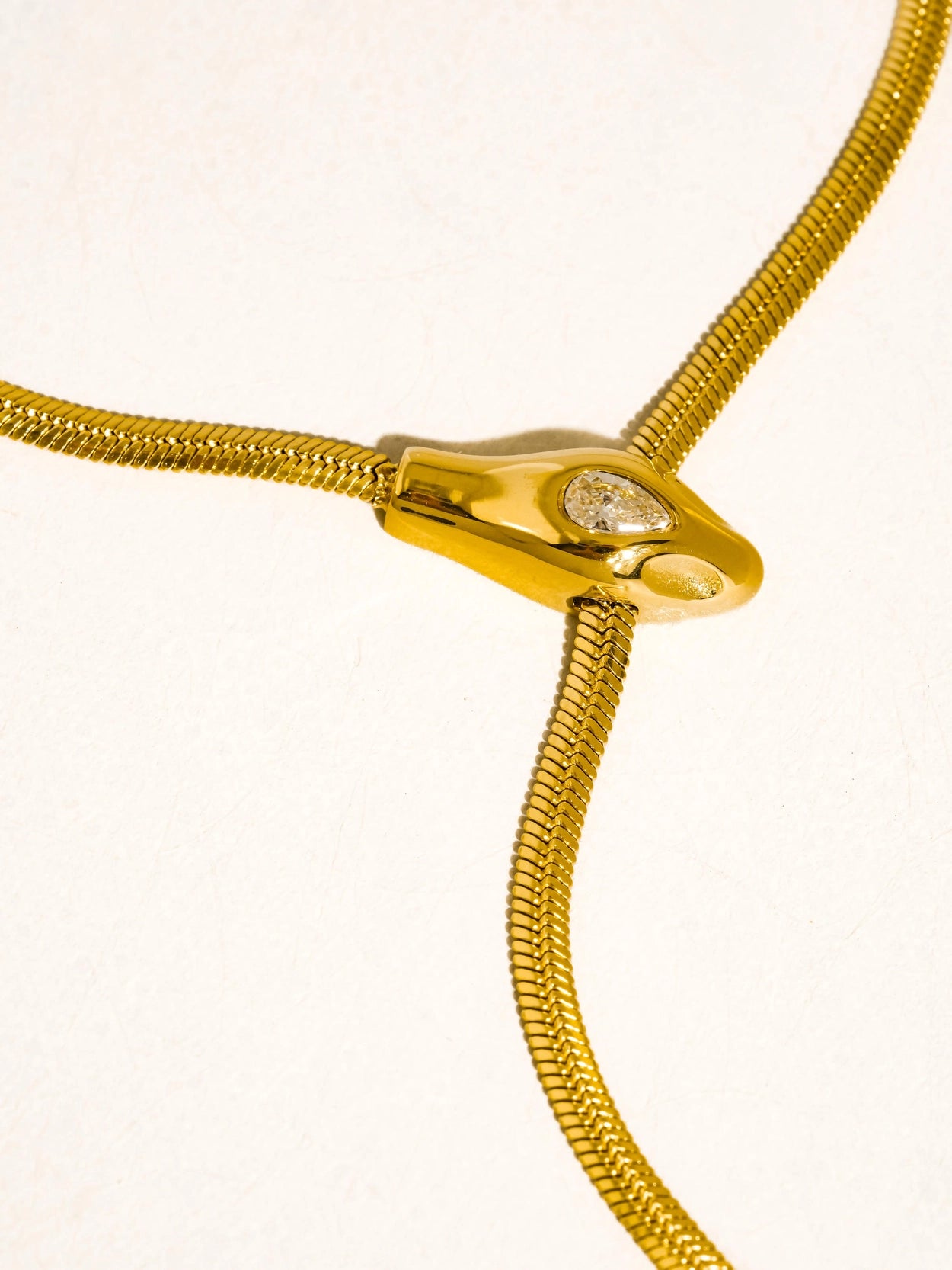 Gildora Serpent Lariat Necklace