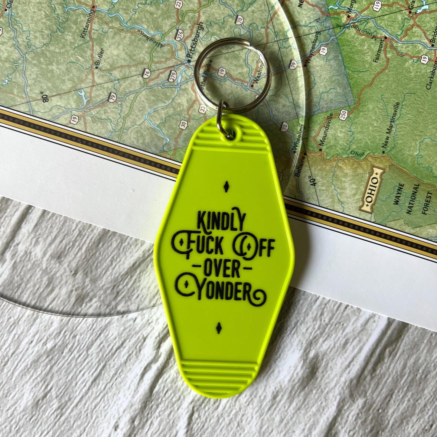 Kindly Fuck Off Keytag