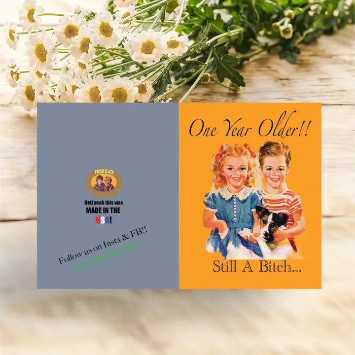 One Year Older Card