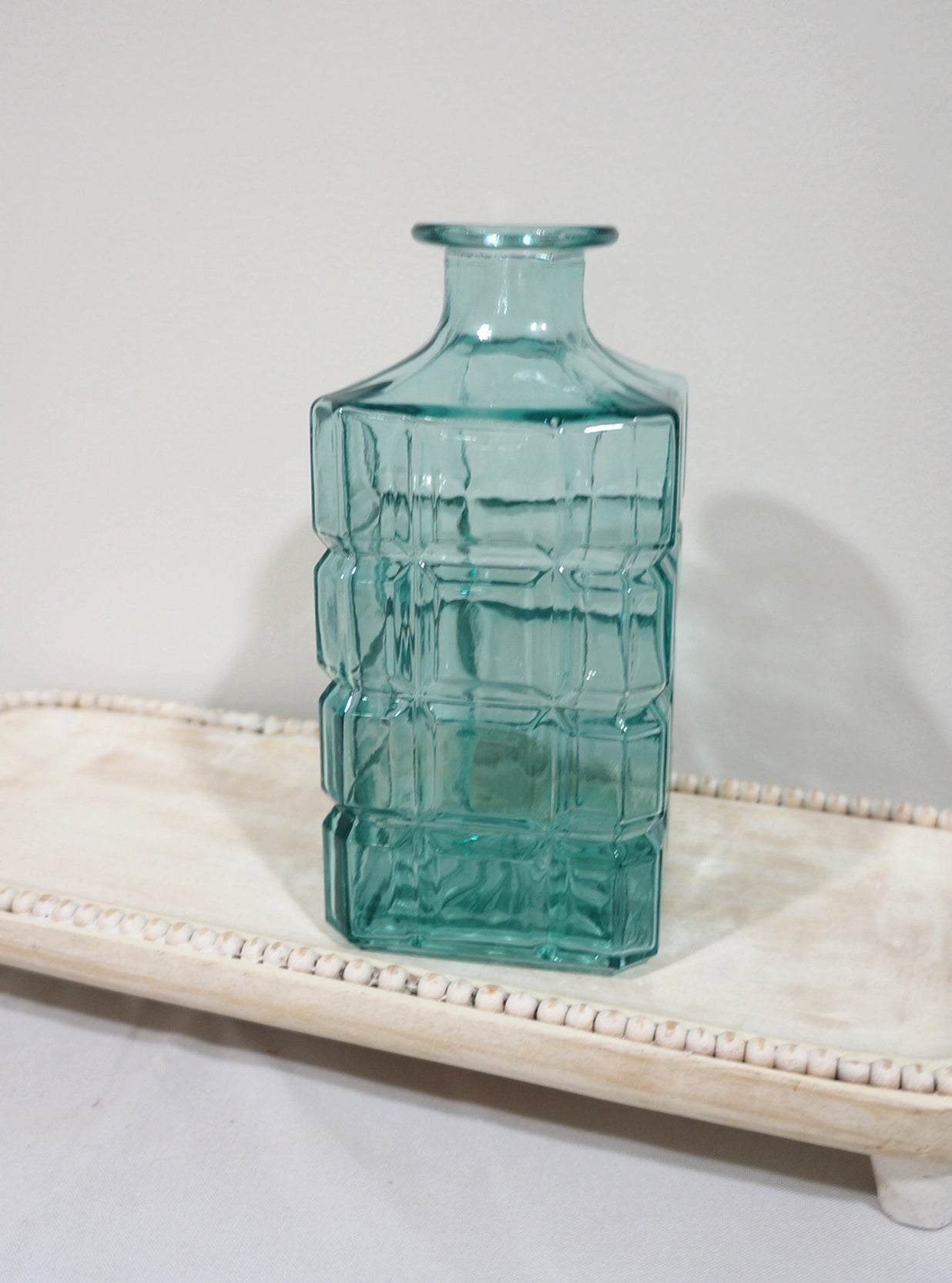 Aqua Large Bud Vase