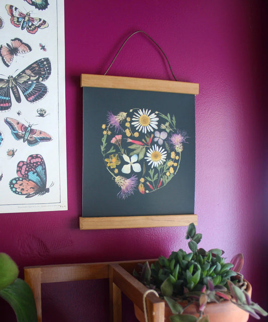 Dandelion Fox 8x8 Art Prints