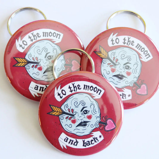 A Trip To the Moon and Back Keychain Bottle Opener