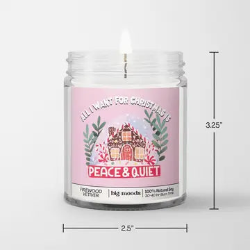 All I Want For Christmas Candle