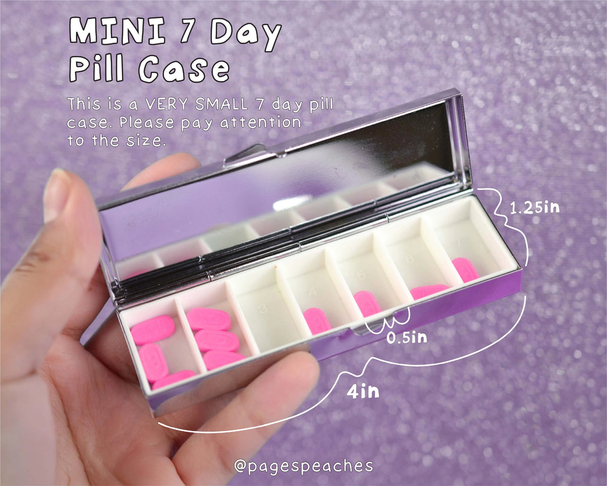 Medicated Mini 7 Day Pill Case