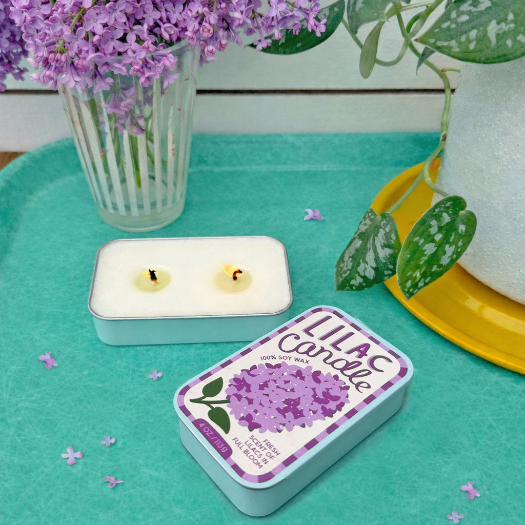 Lilac Candle