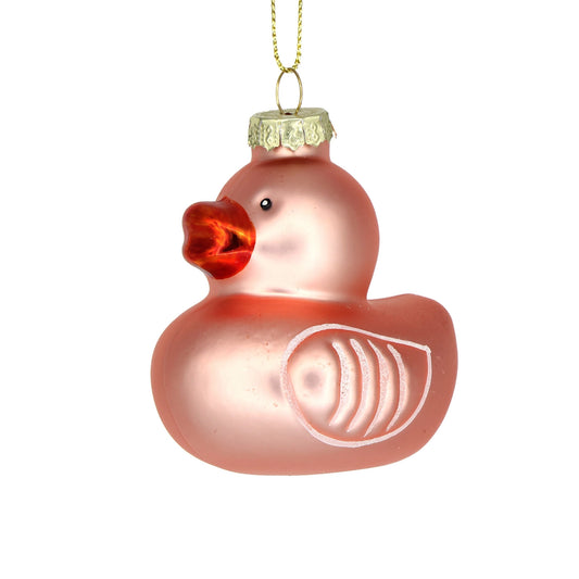 Pink Duckie Ornaments