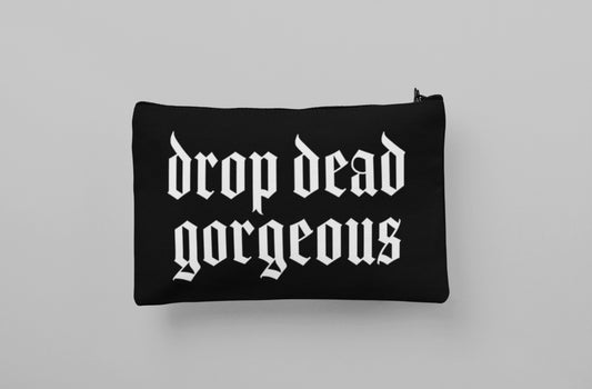 Goth Witchy Alt Cosmetic Bag, Drop Dead Gorgeous