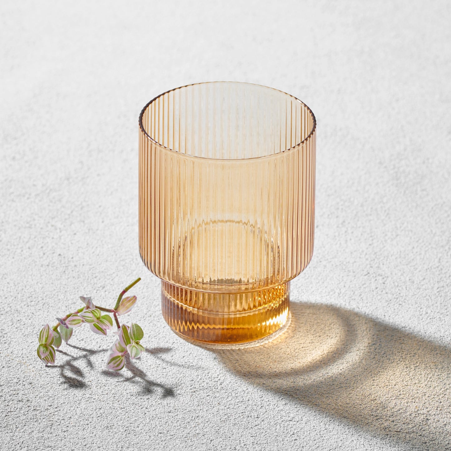 Ribbed Rocks Glass
