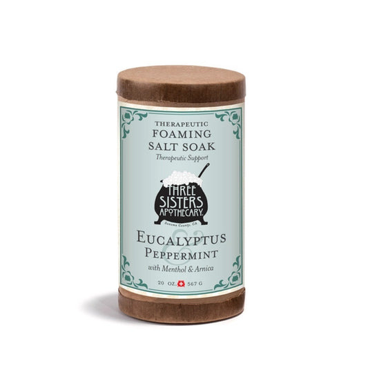 Therapeutic Foaming Eucalyptus & Peppermint Bath Salt Soak