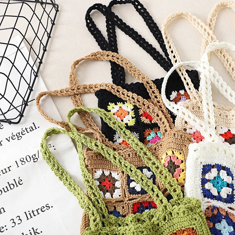 Granny Square Crochet Bag