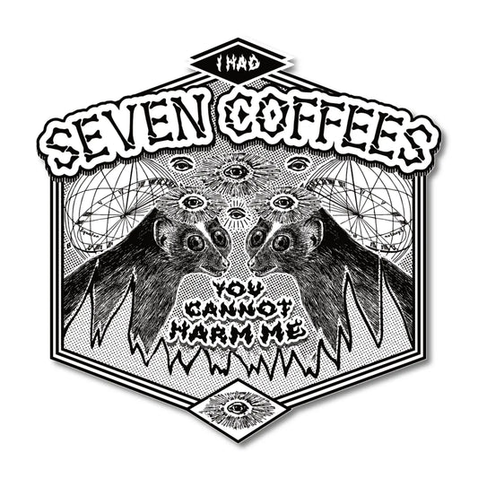 Seven Coffees Sticker