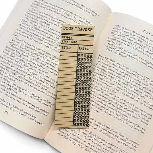 Library Card Bookmark
