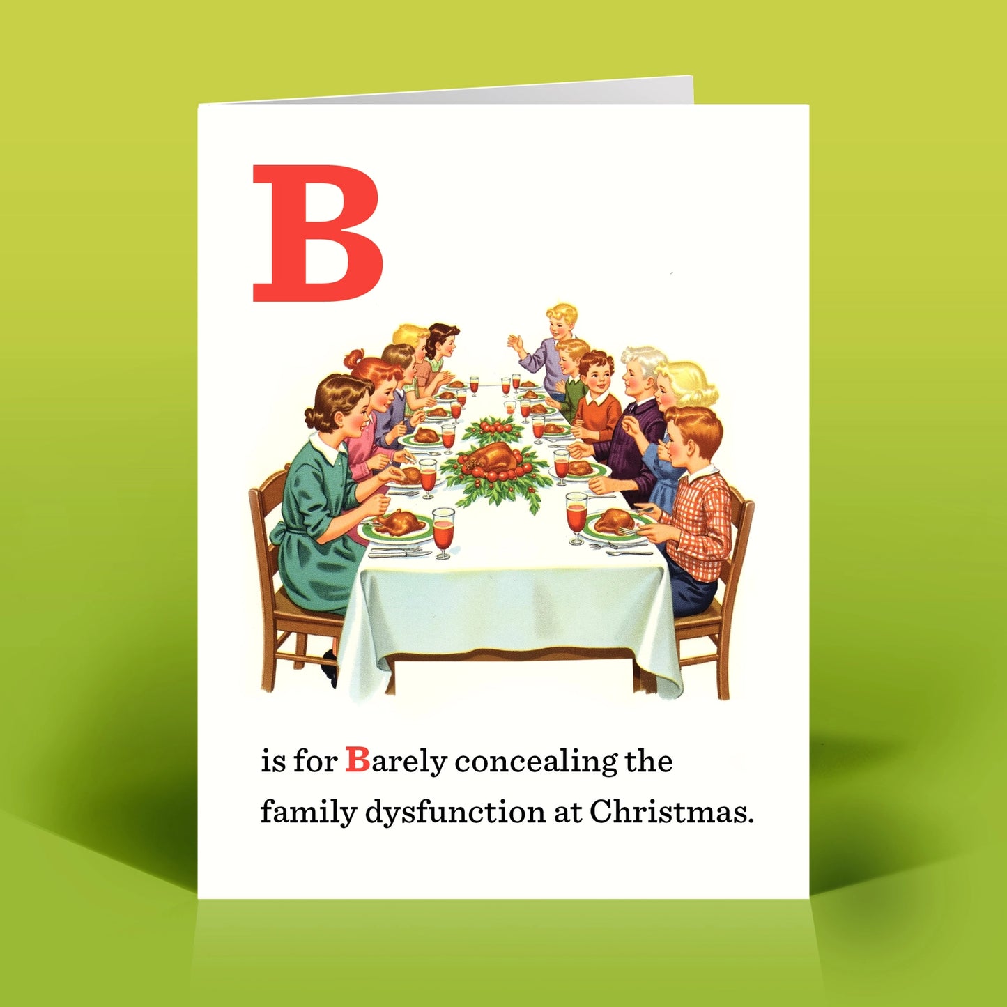 B Is For... Christmas Card