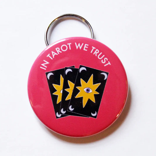 In Tarot We Trust Keychain Bottle Opener