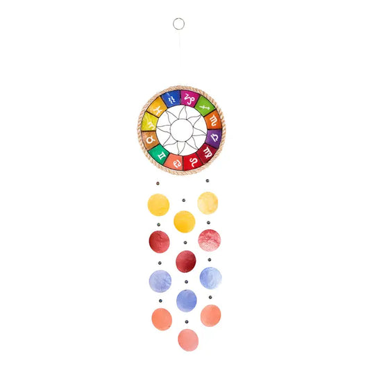 Zodiac Capiz Wind Chimes