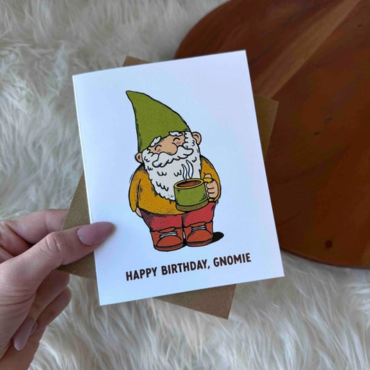 Happy Birthday Gnomie Card