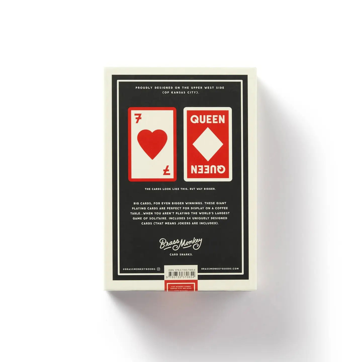 Brass Monkey A Big Deal Giant Playing Cards