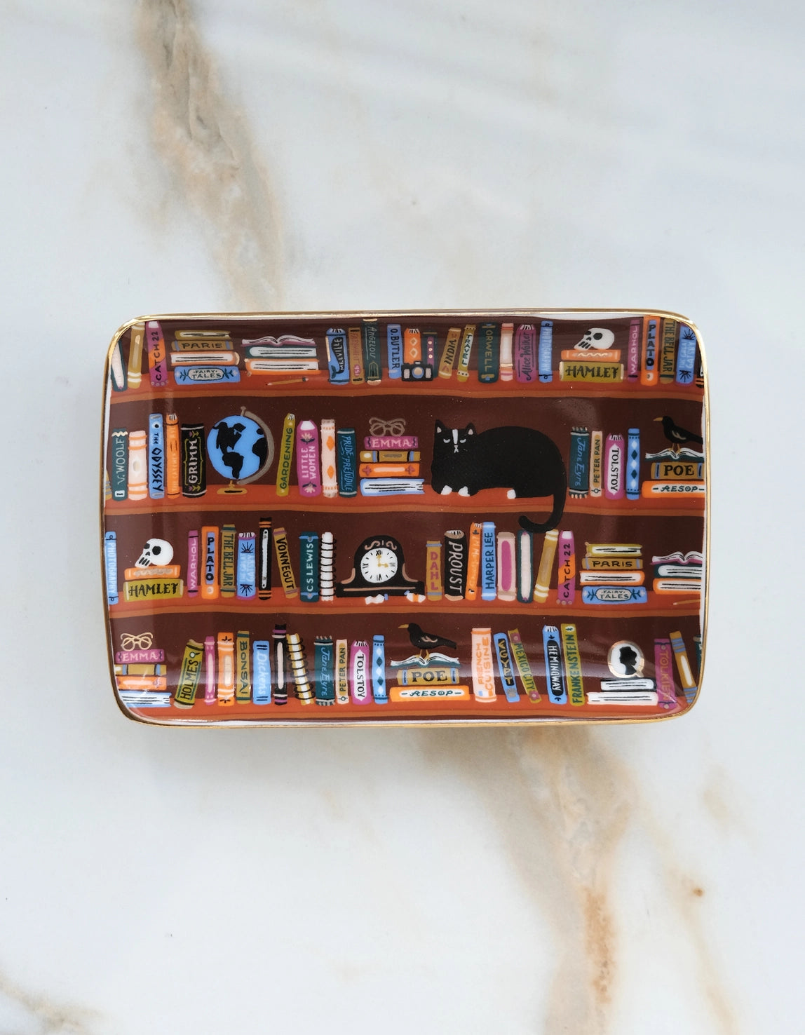 Bookshelf Trinket Dish