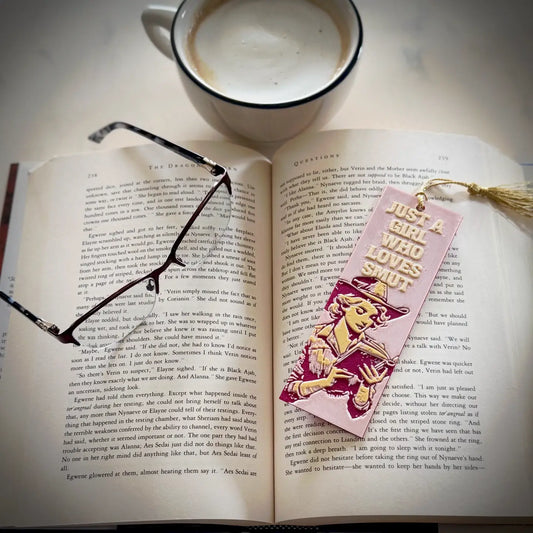 Just A Girl Bookmark