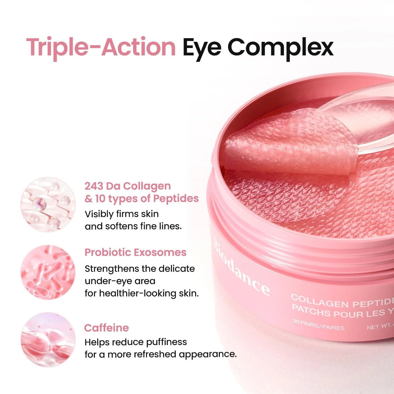 Biodance Collagen Peptide Eye Patches