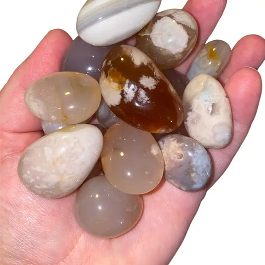 Flower Agate Tumble Stone