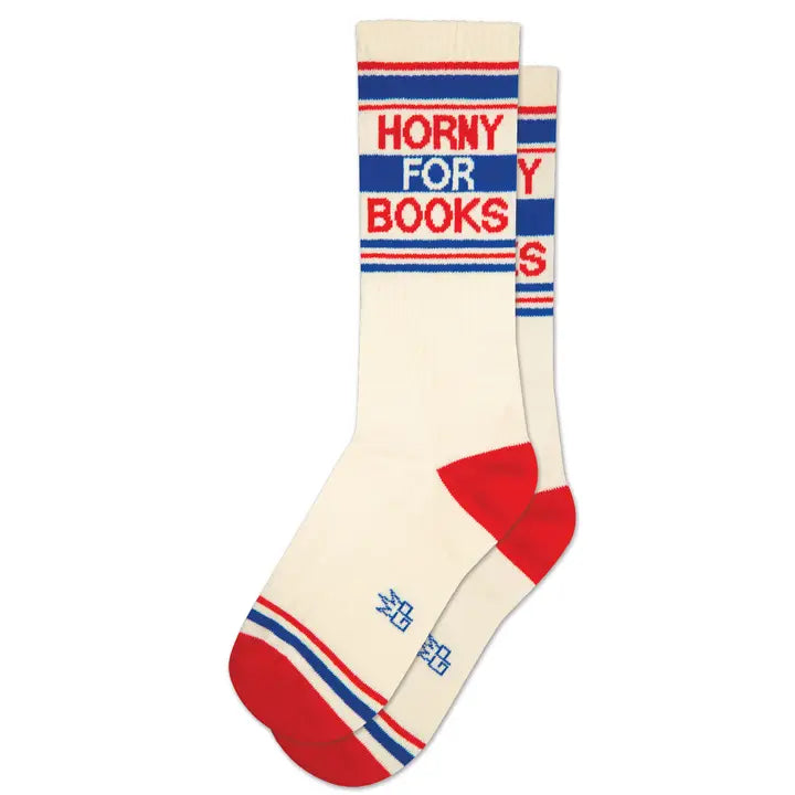 Horny For Books Socks