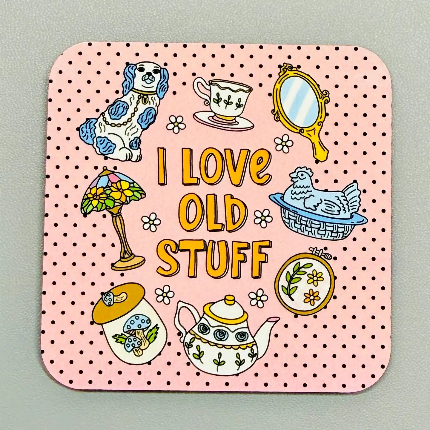I Love Old Stuff Magnet