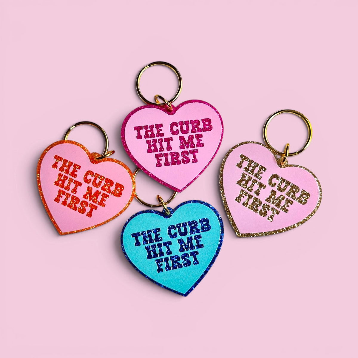The Curb Hit Me First Keychain