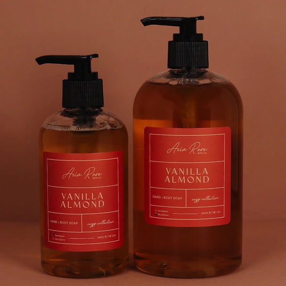 Vanilla Almond Hand + Body Liquid Soap