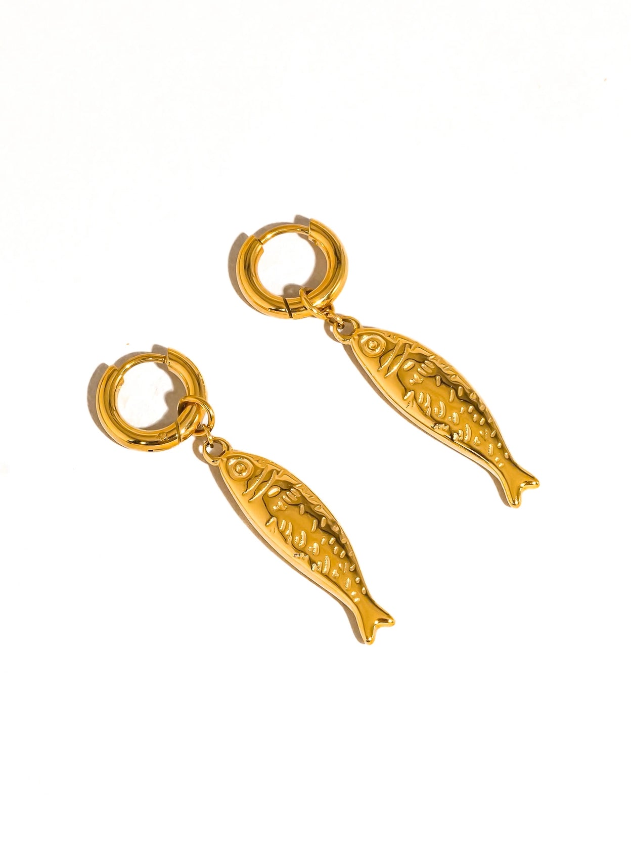 Nibe Fish Hoop Earrings